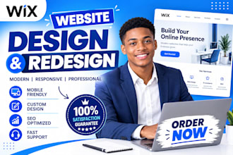 design wix website, wix website redesign,wix website development and wix website