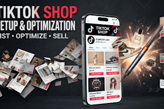 setup tiktok shop, optimize tiktok product listings, manage tiktok shopify store