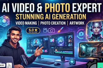 create ai videos and ai photos for business and social media