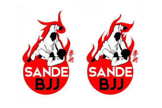 design brazillian jiu jitsu academy club logo
