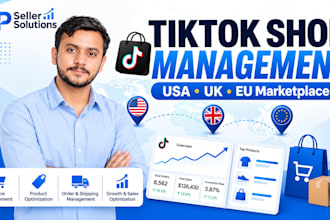 manage your tiktok shop USA, tiktok shop UK, tiktok shop germany, and the eu