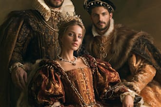 create custom royal couple portraits for you