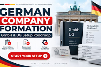 create german gmbh ug formation roadmap, setup requirements and checklist