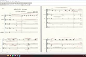 transcribe audio to sheet music using finale