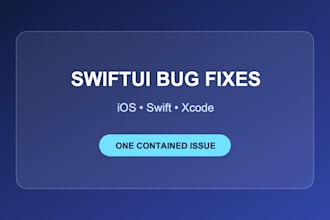 fix one swiftui bug in your ios app