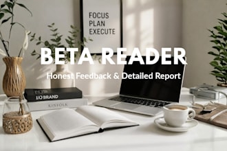 be your professional beta reader and critique your book