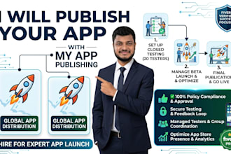 publish apps on play store and app store with closed testing