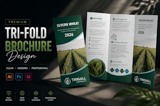 do brochure trifold bifold catalog in adobe indesign