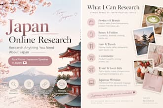 research anything you need about japan