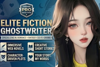 write engaging creative fiction and web novel stories