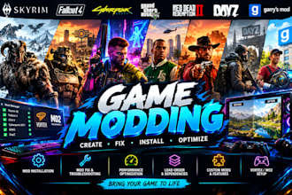 create fix install optimize skyrim fallout 4 cyberpunk gta 5 rdr2 mods dayz gmod
