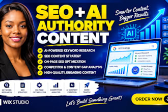 do expert SEO keyword research and ai content strategy for