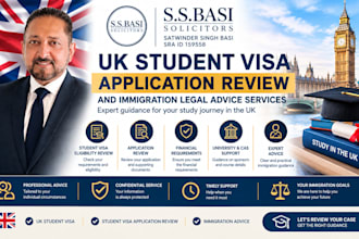 provide uk student visa application review and immigration legal advice services