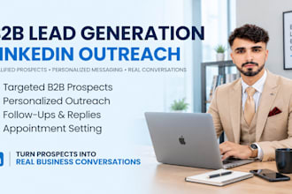 b2b linkedin outreach, lead generation, appointment setting