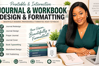 journal design and book formatting, typesetting, journal formatting and KDP