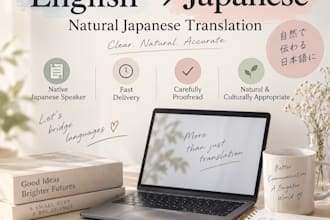 translate english to natural japanese