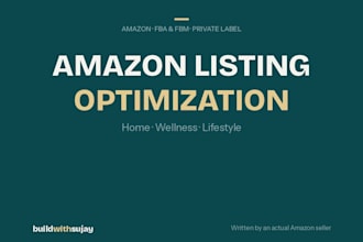 do amazon listing optimization, SEO product description and a plus copy