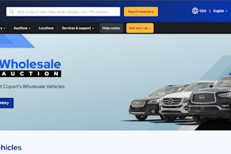 design car auction website, car auction app with car bidding website
