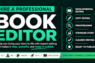 proofread developmental copyeditor for dystopian sci fi urban dark fantasy novel