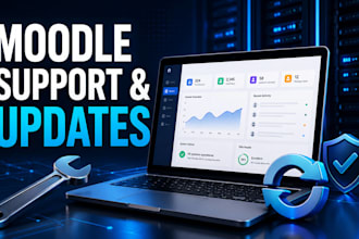 fix, upgrade and maintain your moodle lms