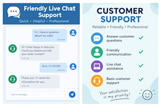 respond to your customer messages and provide chat support