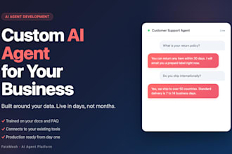build a custom ai agent for your business