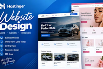 design responsive website using hostinger zyro builder,zyro store for businesses