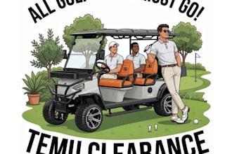 design high quality golf logo design for clubs, brands and tournaments