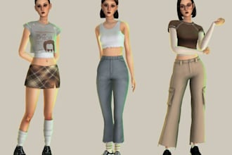 create custom sims 4 characters, cc clothing and 3d custom content