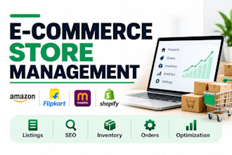 be your expert ecommerce store manager