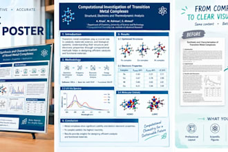 design professional scientific and academic posters