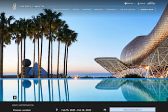 build luxury website design and wesite development