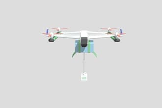 create  3d airplane, aircraft, drone and helicopter models