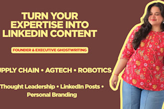 ghostwrite linkedin posts for founders and executives