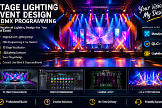create stage lighting event design and dmx programming showxpress qlc lightkey