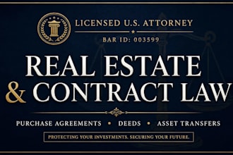 draft a state specific land purchase agreement and vacant land contract