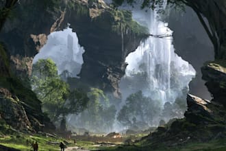 create breathtaking environmental concept art