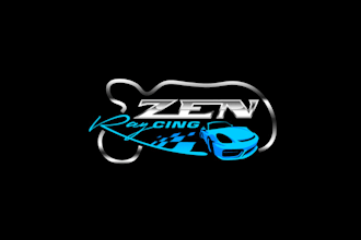 design an epic car racing logo for a sports car racing
