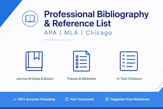 create bibliography and reference list in apa mla chicago