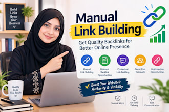 do manual link building and contextual backlinks for SEO