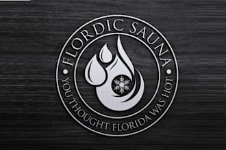 design florida based floating sauna business logo