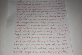 write anything with my wonderful handwriting