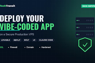 deploy your lovable replit, claude code, or v0 app to a secure vps