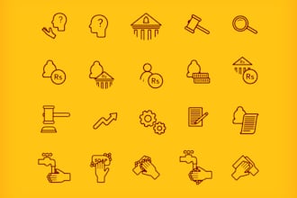 design custom icons for infographics and presentations