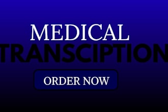 transcribe all your medical files, podcast and audio
