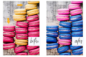 ecommerce lifestyle product photo and image editing, retouching in photoshop