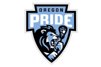 design youth lacrosse team oregon pride logo