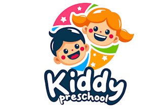 create a playful daycare, preschool, or kids logo