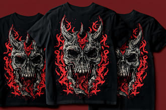draw streetwear tshirt design
