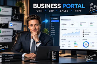 develop a custom CRM erp and hrm system for your business
